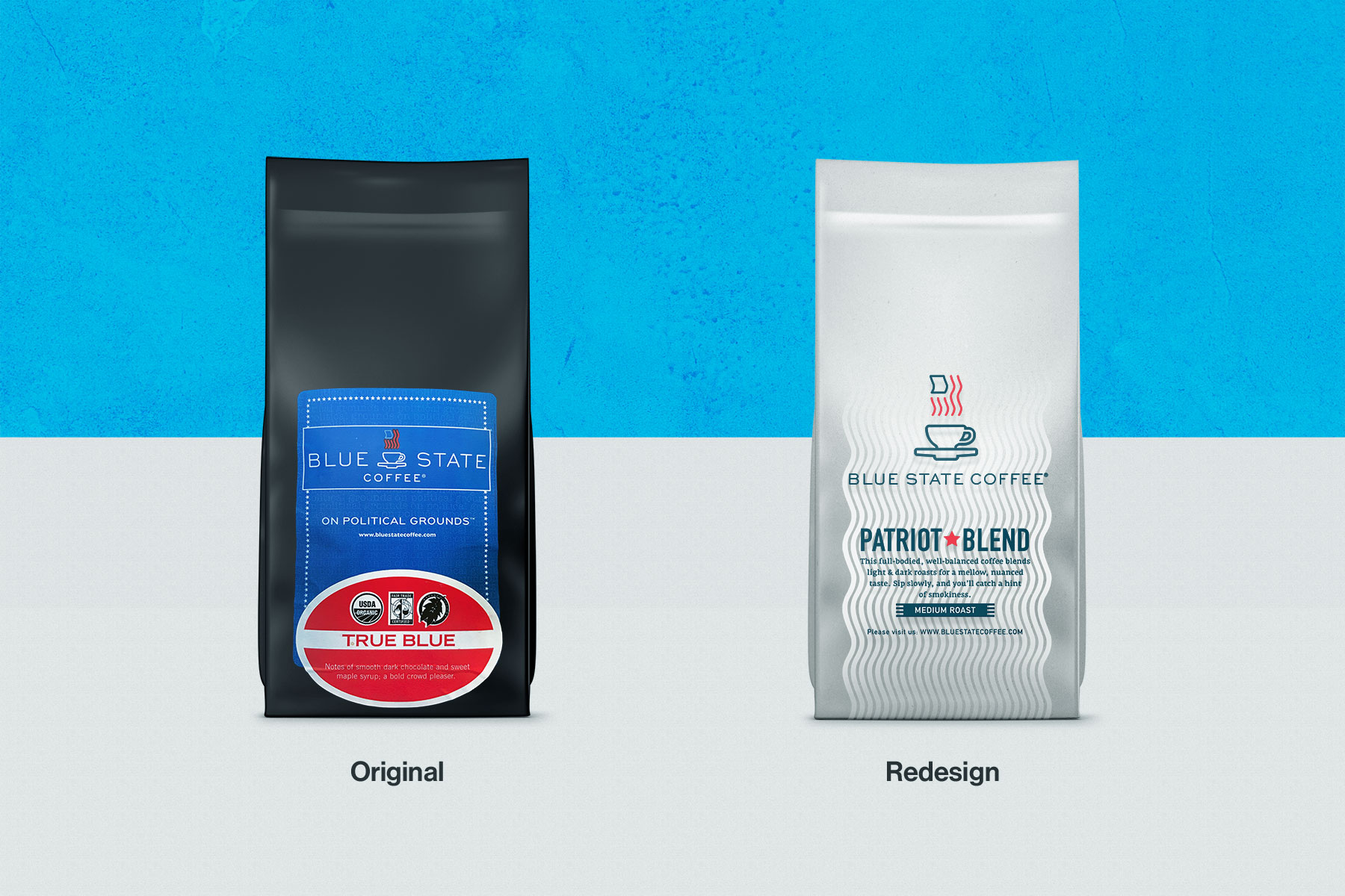 Blue State Coffee, Rebrand